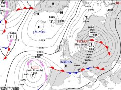 Морозы отступают: циклон Tizian несет Украине потепление и штормовой ветер